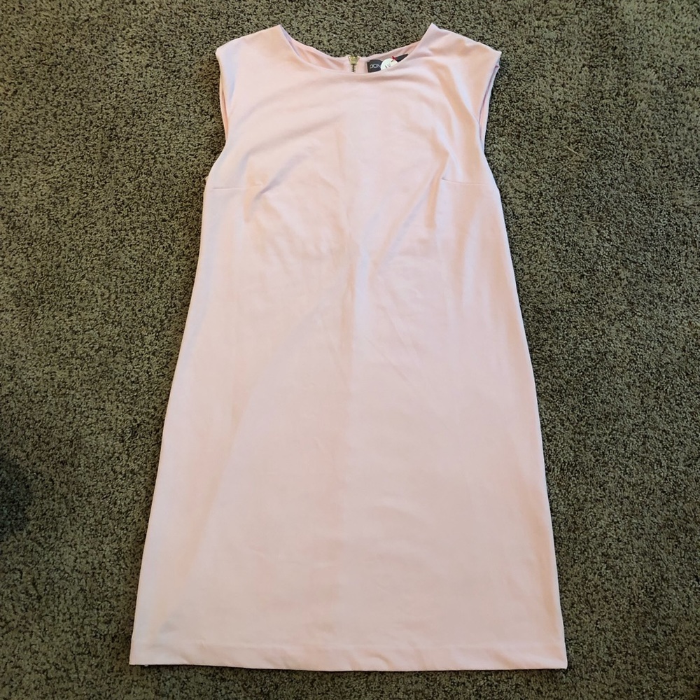EUC light pink dress! Worn one time! Gold zipper!